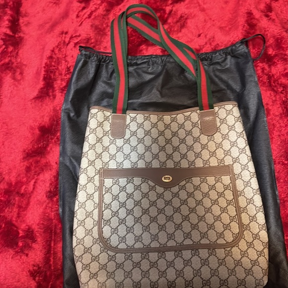 🔥🔥🔥Vintage Gucci Tote Mint Condition🔥🔥🔥🔥🔥🔥Excellent Find True Classic🔥 - Picture 12 of 12